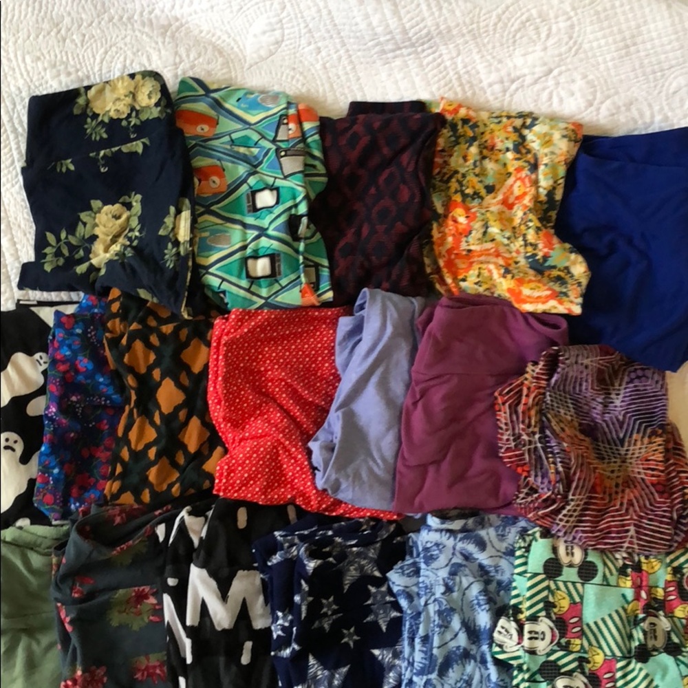 LulaRoe OS leggings, bundle of 18!!